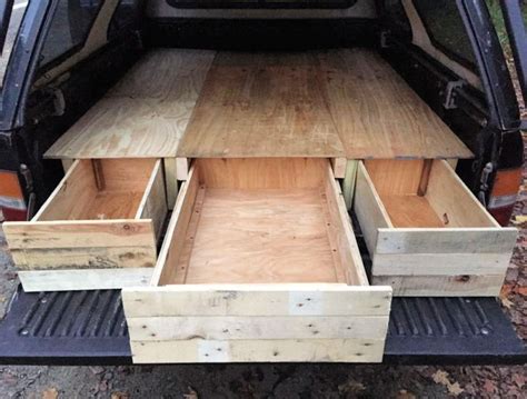 15 Homemade Diy Truck Bed Camper Designs For Easy Camping