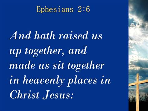 0514 Ephesians 26 The Heavenly Realms In Christ Jesus Powerpoint Church