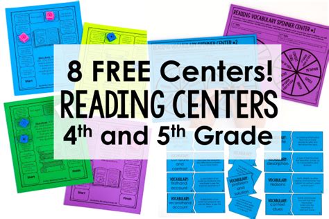 Free Reading Posters 4th 5th Grade Teaching With Jennifer Findley