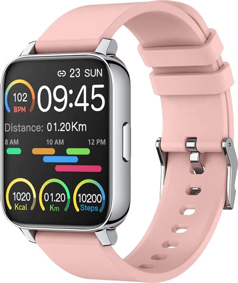 Smart Watch For Women And Men 1 69 Inch Touch Screen Fitness Tracker Watch Ip67