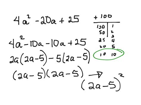 Special Products Math Algebra 2 Showme