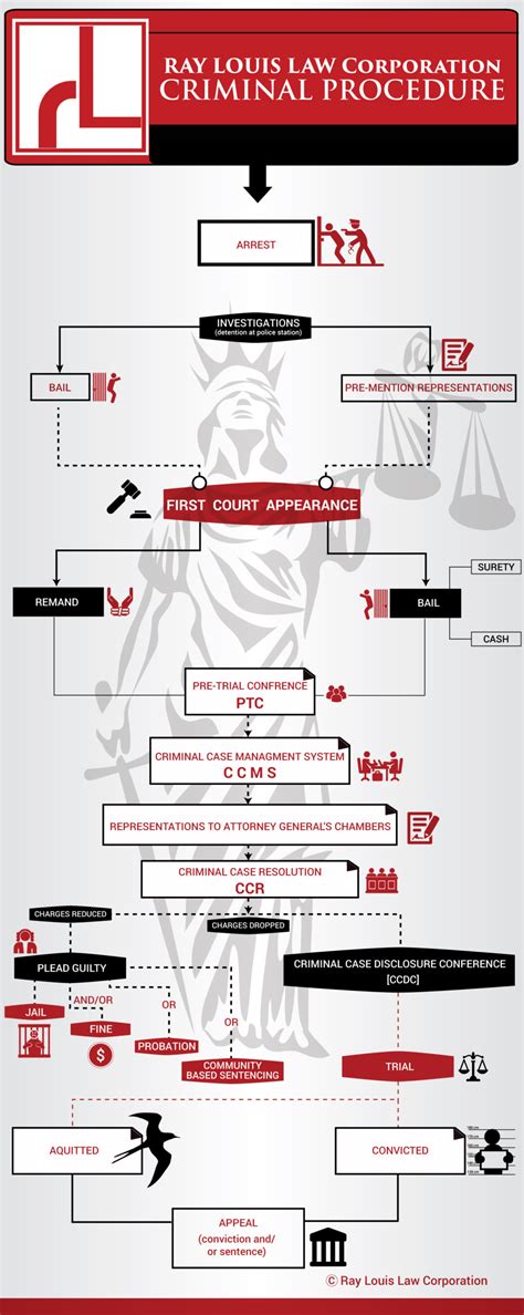 Criminal Procedures Infographic Law Firm In Singapore Attorney Services Ray Louis Law
