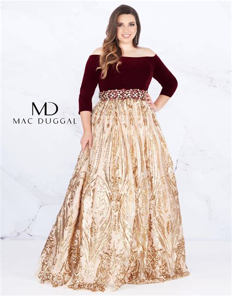 Mac Duggal Fabulouss Plus Size Dresses Effies Boutique Fabulouss By