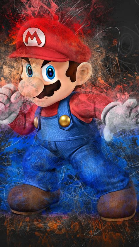 Fondos De Pantalla Ilustraci N Dibujos Animados Super Mario Mario The