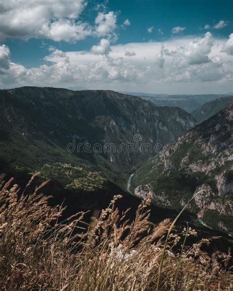 View On The Green River Canyon In Montenegro Beautiful Scenery Stock