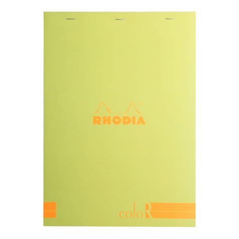 buy rhodia colorr pad lined 8 25x11 75 anise