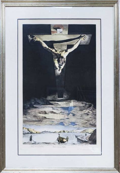 Salvador Dali Etching Christ Of St John Of The Cross