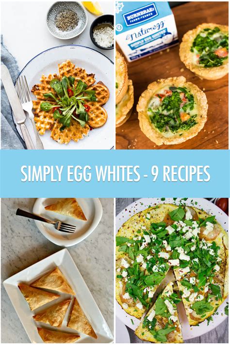 Here, we put together 20 unique egg whites recipes. Simply Egg Whites - 9 Recipe Ideas | Food Bloggers of Canada