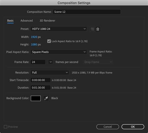 After Effects Hd Settings 2 Pop