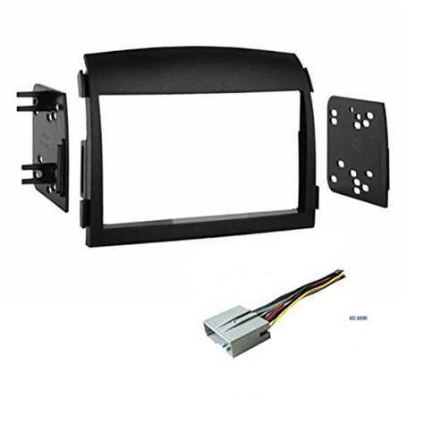 Car Stereo Dash Kit And Wire Harness For Installing A Double Din