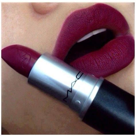 Make Up Lipstick Burgundy Mac Lipstick Wheretoget