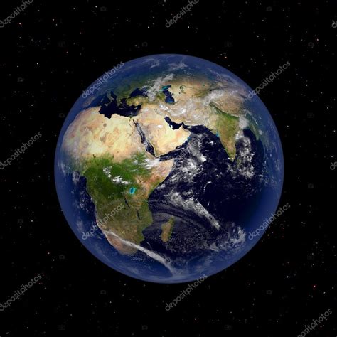 Planeta Země Z Vesmíru — Stock Fotografie © Pmakin 108694596