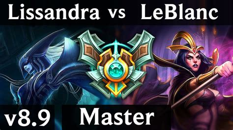 Lissandra Vs Leblanc Mid Kda Legendary Korea Master