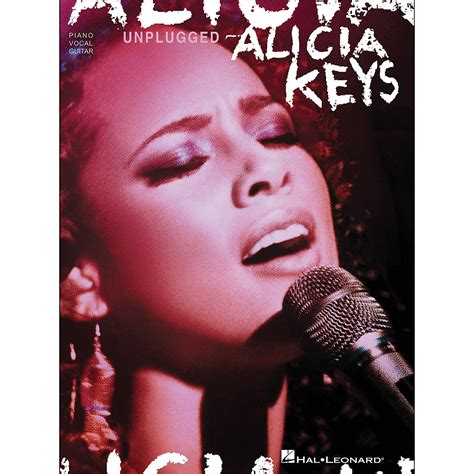 Hal Leonard Alicia Keys Unplugged Arranged For Piano Vocal And Guitar