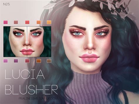 Sims 4 Ccs The Best Blusher By Pralinesims