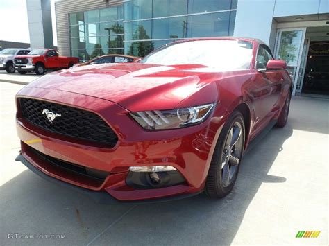 2017 Ruby Red Ford Mustang V6 Convertible 120947078