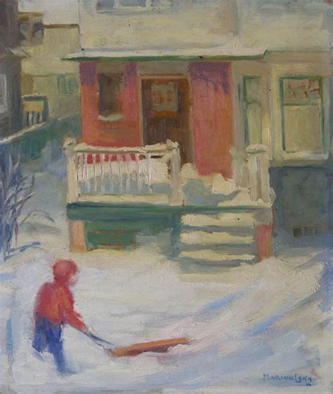 Snowy Afternoon By Marion Long Mayberry Fine Art