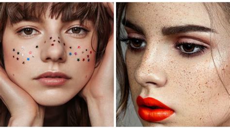 Faux Freckles Are Having A Major Moment On Pinterest Allure