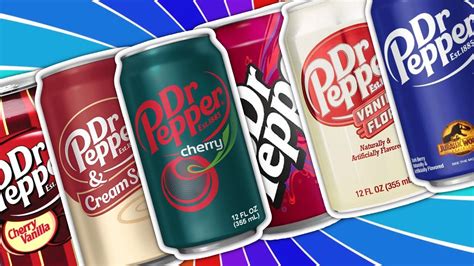 We Tried Every Dr Pepper Flavour Taste Test Youtube