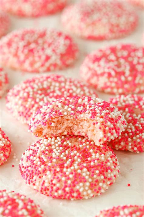 Easy Strawberry Sprinkle Cookies L Life Love And Sugar