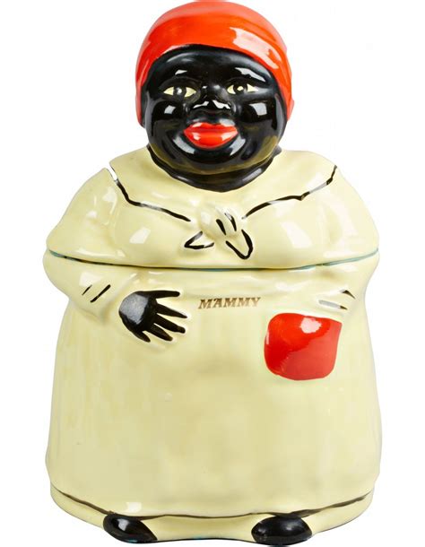 Black Americana Pearl China Mammy Ceramic Cookie Jar