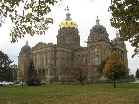 Iowa State Capitol Building Des Moines Ia Image