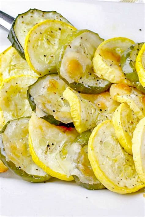 Easy recipe for preparing oven baked eggless zucchini fries. Oven Roasted Parmesan Squash and Zucchini - New South Charm