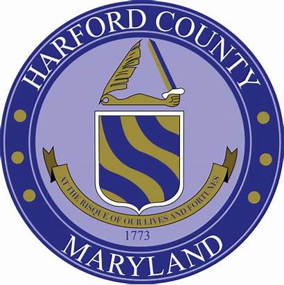 County Harford Seal Maryland Svg Court Md