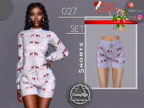 Sims 4 Set 027 Shorts By Camuflaje The Sims Game