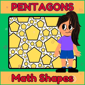 PENTAGONS Coloring Pages Each Page Gets MORE PENTAGONS Learning Shapes