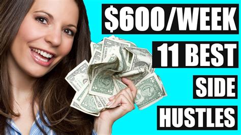 the 11 best side hustles that pay 10 200 per hour youtube