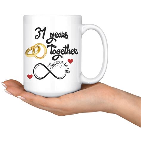 31st Wedding Anniversary T For Him And Her Married For 31 Etsy