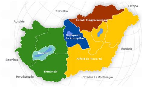 Barna és árnyalatai sárga és árnyalatai zöld és. Magyarország Térkép Tájegységek | groomania