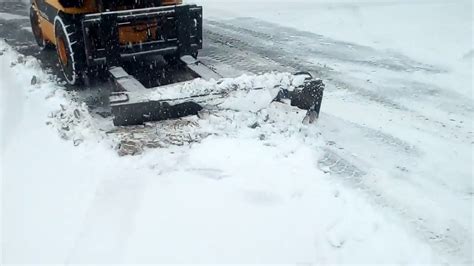 Snow Plow From Scrapfor Forklift Jcb G25 Youtube