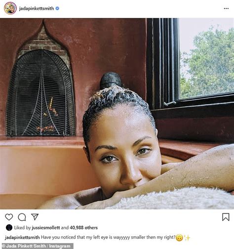Jada Pinkett Smith Posts A Makeup Free Selfie To Instagram Revealing