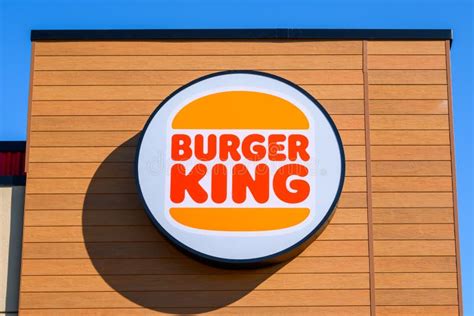 Logo Of The Fast Food Chain Burger King Editorial Stock Photo Image
