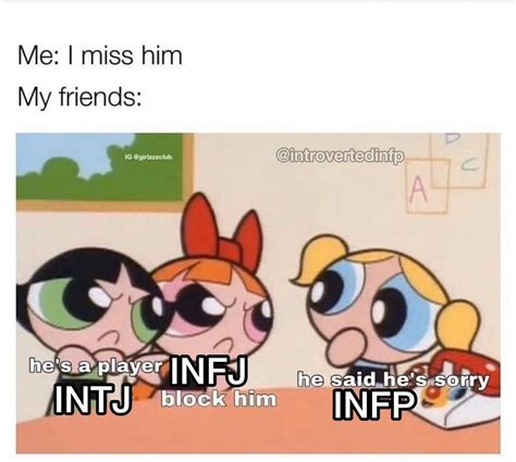Infp Mbti Memes On Instagram “ni Dominant Types Naturally Seem To