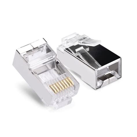 Conector Rj45 Cat5e Blindado Tera Seguridad