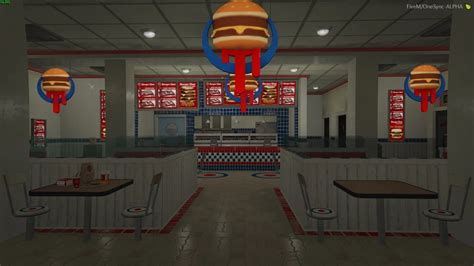 Gtaiv Burgershot Interior Sp Fivem V18 Gta 5 Mod