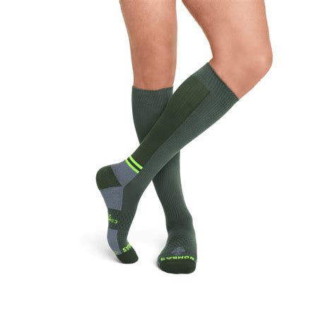 Mens Performance Compression Socks 20 30mmhg Bombas