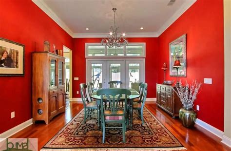 30 Stunning Red Dining Room Ideas Pinzones