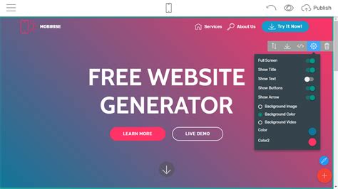 Free Website Generator Tutorial
