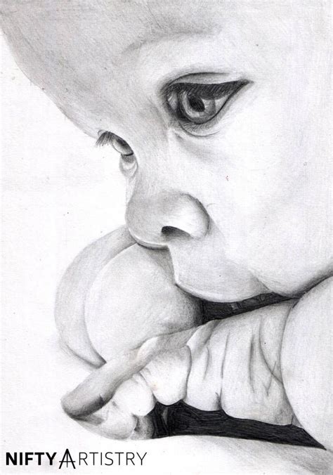 Free Baby Sketch Drawing Easy For Beginner Sketch Art And Drawing Images