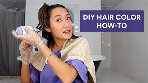 How I Color My Hair At Home Easy And Effortless Laureen Uy Youtube