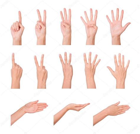 Mãos Dedos E Números — Fotografias De Stock © Goinyk 44326833