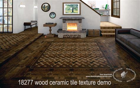 Wood Ceramic Tile Texture Seamless 18277