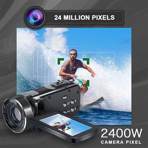 Cewaal P7 Full Hd 4k 1080p Video Camera Professional Night Vision Anti Shake Digital Photo Vlog