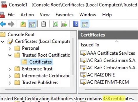 Updating List Of Trusted Root Certificates In Windows Windows Os Hub