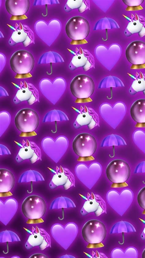 Purpleviolet Wallpaper Emoji