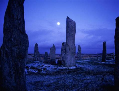 The Standing Stones Of Callanish On The Isle Of Lewis In Scotland Are